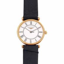 Thumbnail von Longines La Grande Classique L41916110 - La Grande Quartz White Dial 18kt Yellow Gold Ladies Watch </h1>