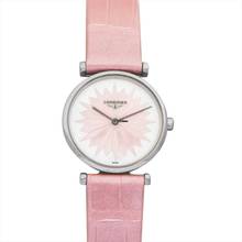 Thumbnail von Longines La Grande Classique L42094042 - La Grande Quartz Pink Dial Stainless Steel Ladies Watch </h1>