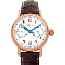 Thumbnail von Longines Heritage L27758233 - Longines Heritage Automatic White Dial 18kt Rose Gold Men's Watch </h1>