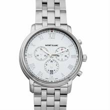  Montblanc Tradition 114340 - Tradition Quartz White Dial Stainless Steel Men's Watch </h1> 