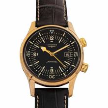 Thumbnail von Longines Legend Diver L36748500 - Longines Heritage Automatic Black Dial 18kt Rose Gold Men's Watch </h1>