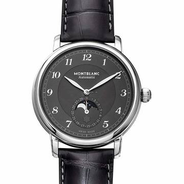  Montblanc Star 118518 - Star Automatic Black Dial Stainless Steel Men's Watch </h1> 
