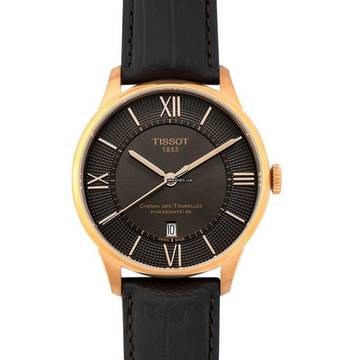  Tissot Chemin de Tourelles T099.407.36.448.00 - T-Classic Chemin Des Tourelles Powermatic 80 Automatic Bronze Dial Me </h1> 