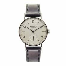 NOMOS Tangente Stahl Handaufzug Glasboden Box Papiere Revision 