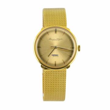 IWC De Luxe 1750289 Handaufzug 750 Gelbgold Revision