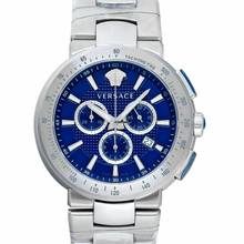 Thumbnail von Versace VFG120015 - Quartz Blue Dial Stainless Steel Men's Watch </h1>
