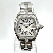 Thumbnail von Cartier Roadster Quartz 31mm Steel 1.43TCW Diamond Watch </h1>