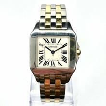 Thumbnail von Cartier Santos Demoiselle 2701 Quartz 26mm 2 Tone Watch </h1>