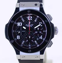 Thumbnail von Hublot Big Bang 44 mm Chronograph Stahl Keramik Racing Dial Rubber Strap Luxury 44mm </h1>