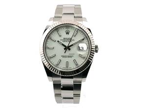 Thumbnail von Rolex Datejust 41 Edelstahl Weißgold 126334 Weiß Index </h1>