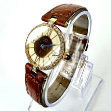 Thumbnail von Cartier VERMEIL 24mm Quartz GP Argent 0.68TCW Diamond Watch </h1>