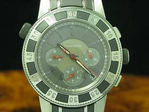 Thumbnail von Tiffany & Co. Resonator T-57 Edelstahl Automatik Herrenuhr / Kaliber Eta 2894-2 </h1>