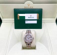 Thumbnail von Rolex Pearlmaster Lady Datejust Pearlmaster Rosegold Factory/Orig. Diamond Setting 34mm Box+Papers like NEW