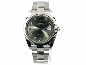 Thumbnail von Rolex Datejust 41 Edelstahl Weißgold 126334 Rhodium Diamant </h1>