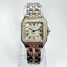 Thumbnail von Cartier Panthère Quartz 27mm 1 Row Gold 0.78TCW Diamond Watch </h1>