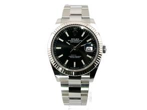  Rolex Datejust 41 Edelstahl Weißgold 126334 Schwarz Index </h1> 