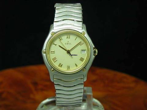  Ebel Sport Classique 18kt 750 Gold / Edelstahl Damenuhr Inkl. Box / Ref 183908 </h1> 