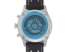Thumbnail von Davosa Newton Pilot Rally Chronograph Stahl Automatik Armband Leder limitiert Ref.161.536.45 Full Set Neu