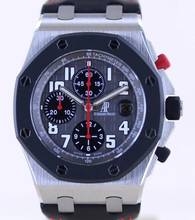 Thumbnail von Audemars Piguet Royal Oak Offshore Chronograph GSTAAD Limited Chronograph Titan grey arabic Dial rar </h1>