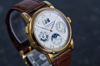 Thumbnail von A. Lange & Söhne Langematik Perpetual Calendar | 310.021 | in 18k Yellowgold | Full Set