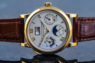 Thumbnail von A. Lange & Söhne Langematik Perpetual Calendar | 310.021 | in 18k Yellowgold | Full Set