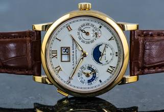 Thumbnail von A. Lange & Söhne Langematik Perpetual Calendar | 310.021 | in 18k Yellowgold | Full Set