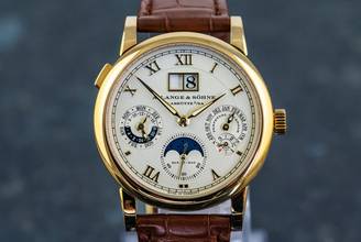 Thumbnail von A. Lange & Söhne Langematik Perpetual Calendar | 310.021 | in 18k Yellowgold | Full Set