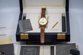 Thumbnail von A. Lange & Söhne Langematik Perpetual Calendar | 310.021 | in 18k Yellowgold | Full Set