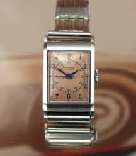  Longines Rare Vintage Steel Tank Pink Medicus Dial Extract </h1> 