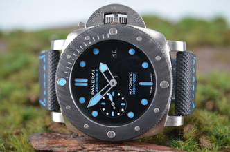  Panerai Submersible BMG-Tech Luminor 47mm Bmg-tech Carbotech Titan UNGETRAGEN PAM00799 </h1> 