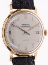 Thumbnail von Dechaux Gents Wristwatch Antichoc Chronomètre Chronometer # 2038 </h1>