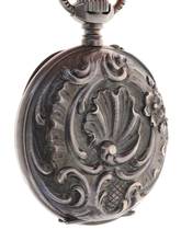 Thumbnail von Swiss Mans Pocket Watch open face Silver – Case all over decorated Silver – Cuvette </h1>
