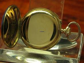 Thumbnail von Maurice Ditisheim 14kt 585 Gold Open Face Taschenuhr Inkl. 14kt. Gold Brosche </h1>