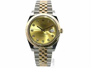 Thumbnail von Rolex Datejust 41 Edelstahl Gelbgold 126333 Champagner DIA Jubile </h1>