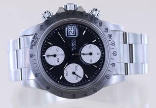Thumbnail von Tudor Oysterdate Big Block 94300 Panda Matte Dial Automatic Oysterband Chronograph Top </h1>