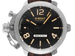 Thumbnail von U-Boat Capsule Stahl Automatik Armband Leder Limitiert 45mm Ref.8809 Box&Pap. Full Set Neu