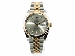 Thumbnail von Rolex Datejust 41 Edelstahl Gelbgold 126333 Silber Index Jubile </h1>