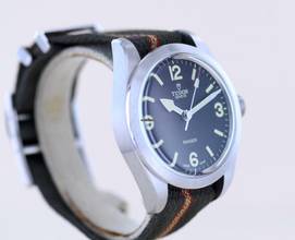 Thumbnail von Tudor Prince Date Oyster Prince Ranger black Top No-Date Natoband Automatic B+P </h1>
