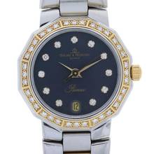 Thumbnail von Baume & Mercier Riviera + Damenarmbanduhr Riviera Quarz Stahl / Gold