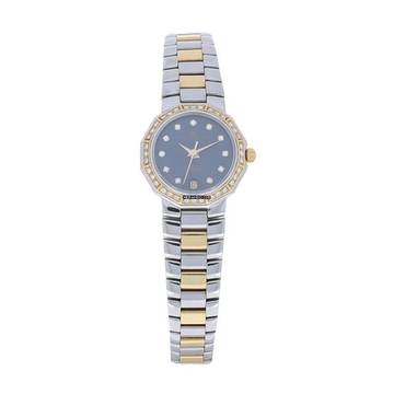  Baume & Mercier Riviera + Damenarmbanduhr Riviera Quarz Stahl / Gold 