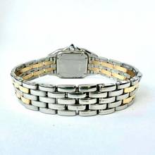 Thumbnail von Cartier Panthère Quartz 23mm 2 Row Gold 0.33TCW Diamond Watch </h1>