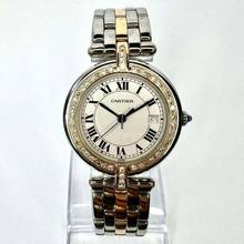 Thumbnail von Cartier Panthère VENDOME 30mm Quartz 1 Row Gold 0.50TCW Diamond Watch </h1>