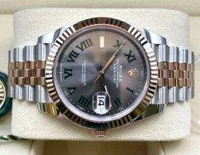 Thumbnail von Rolex Datejust 41 WIMBLEDON Dial mint condition 2022 Steel/Rose Full Set BOX&PAPERS