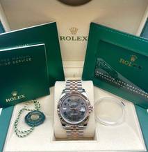 Thumbnail von Rolex Datejust 41 WIMBLEDON Dial mint condition 2022 Steel/Rose Full Set BOX&PAPERS