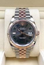  Rolex Datejust 41 WIMBLEDON Dial mint condition 2022 Steel/Rose Full Set BOX&PAPERS 