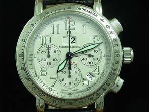 Thumbnail von Maurice Lacroix Masterpiece Flyback Edelstahl Automatic Herrenuhr / Ref Mp 6178 </h1>