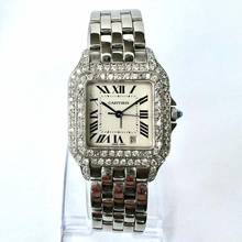 Thumbnail von Cartier Panthère 27mm Steel 1.25TCW Diamond Watch NEW Model </h1>