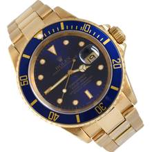  Rolex Submariner Date 16618 blue tritium dial Full Set 1998’s </h1> 