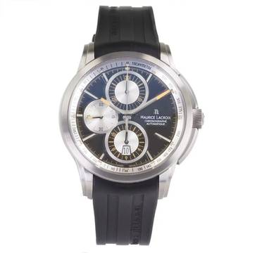  Maurice Lacroix Pontos Herren Uhr Titan Pontos Automatik Chronograph PT6188-TT031-330 