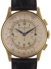  Baume & Mercier Gents manual wind Wristwatch Chronograph 17 Rubis Antimagnetic  